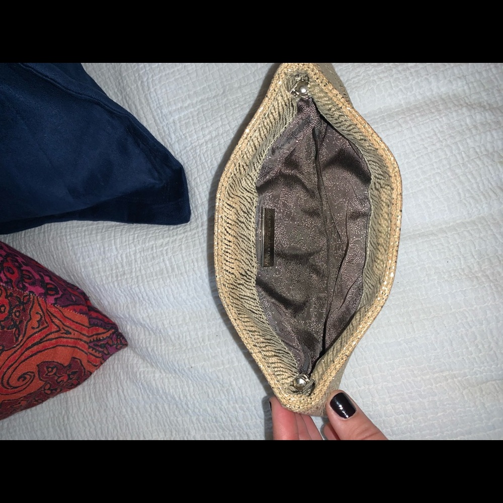 Gold Lauren Merkin Clutch - Picture 2 of 3